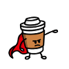 Spieler + Kaffee = Supermacht - Superheld - Held