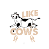 Cow farmer farming gift