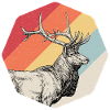 Hirsch Geweih Jäger Jagd Geschenk