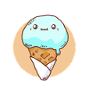Eiscreme Kawaii