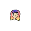 bunte Haare
