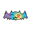 bunte Fledermaus