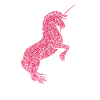 Pink Einhorn