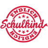 Finally schoolchild (stamp)
