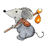 Maus auf Wanderschaft