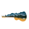 guitar/forest