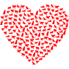 Heart cat