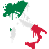 Map of Italy Design
