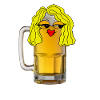 Cool blond beer