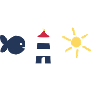 Maritime Fish Sun Lighthouse