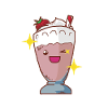 Milkshake fraise shake milkshake shake