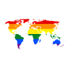 Rainbow World Map