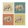 Pop Art Elephant