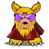 Hipster Terrier Doodle Art
