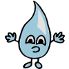 Kleiner Wassertropfen