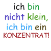 Ich bin nicht klein