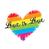 Love is Love heart