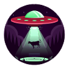 Alien Ufo Cow