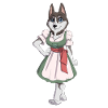 Hund Dirndl