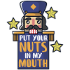 Nutcracker cracks nuts