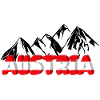 Austria with mountains
