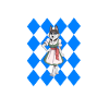 Wiesn Bavarian Flag Dog Gift
