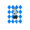Wiesn Bavarian Flag Cat Gift