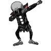 Dabbing skeleton