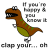 Schwarzer Humor T-Rex