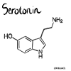 Serotonin, happiness, relaxation, brain