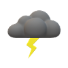 Nube nube negro mario relámpago trueno