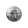 Silver disco ball