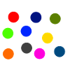 Bunte Punkte