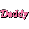 Whimsical Daddy Text Design
