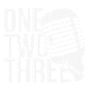 One Two Three Microphone (weiß)