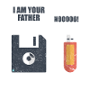 USB Floppy Disk Memory Computer Nerd Gift