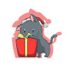 Chat noël