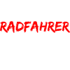 Radfahrer umfahren