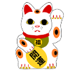 Winkekatze Manekineko Lucky Charm