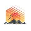 Geometric sunrise