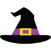 Witch Hat Purple
