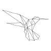 Bird shapes geometric