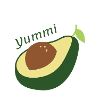 Yummi Avocado Motif