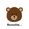 Brown Bear Head Cartoon
