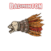 Badminton skull badminton