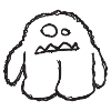Cartoon monster