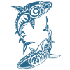 Shark pattern - South Sea