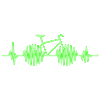 Neon Bicycle Heartbeat