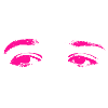 pink eyes