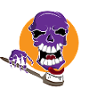 Skull, skull, toothbrush